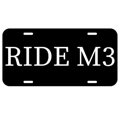 Vanity Plates (12 VARIANTS)