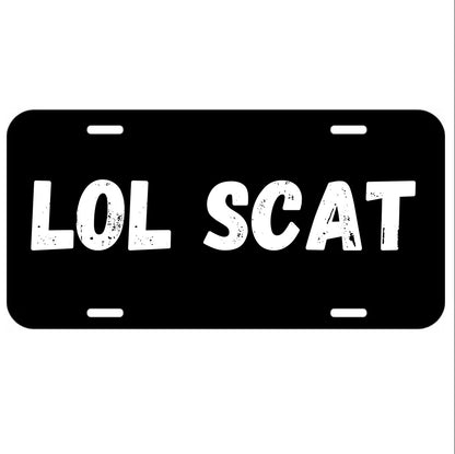 CAR SPECIFIC Vanity Plates (12 VARIANTS)