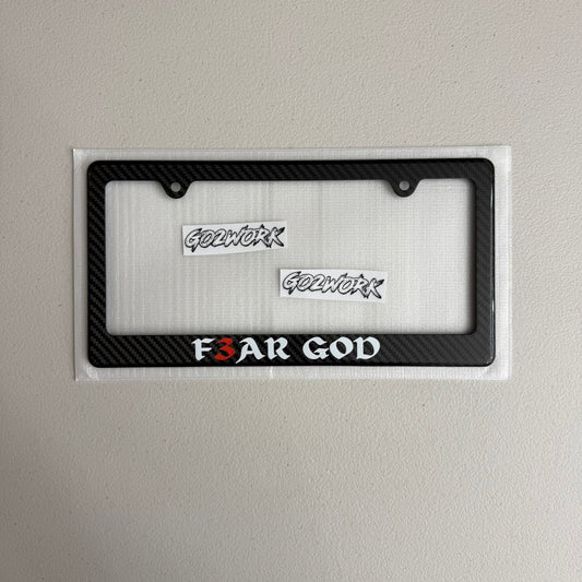 CARBON FIBER FAITH PLATE FRAMES