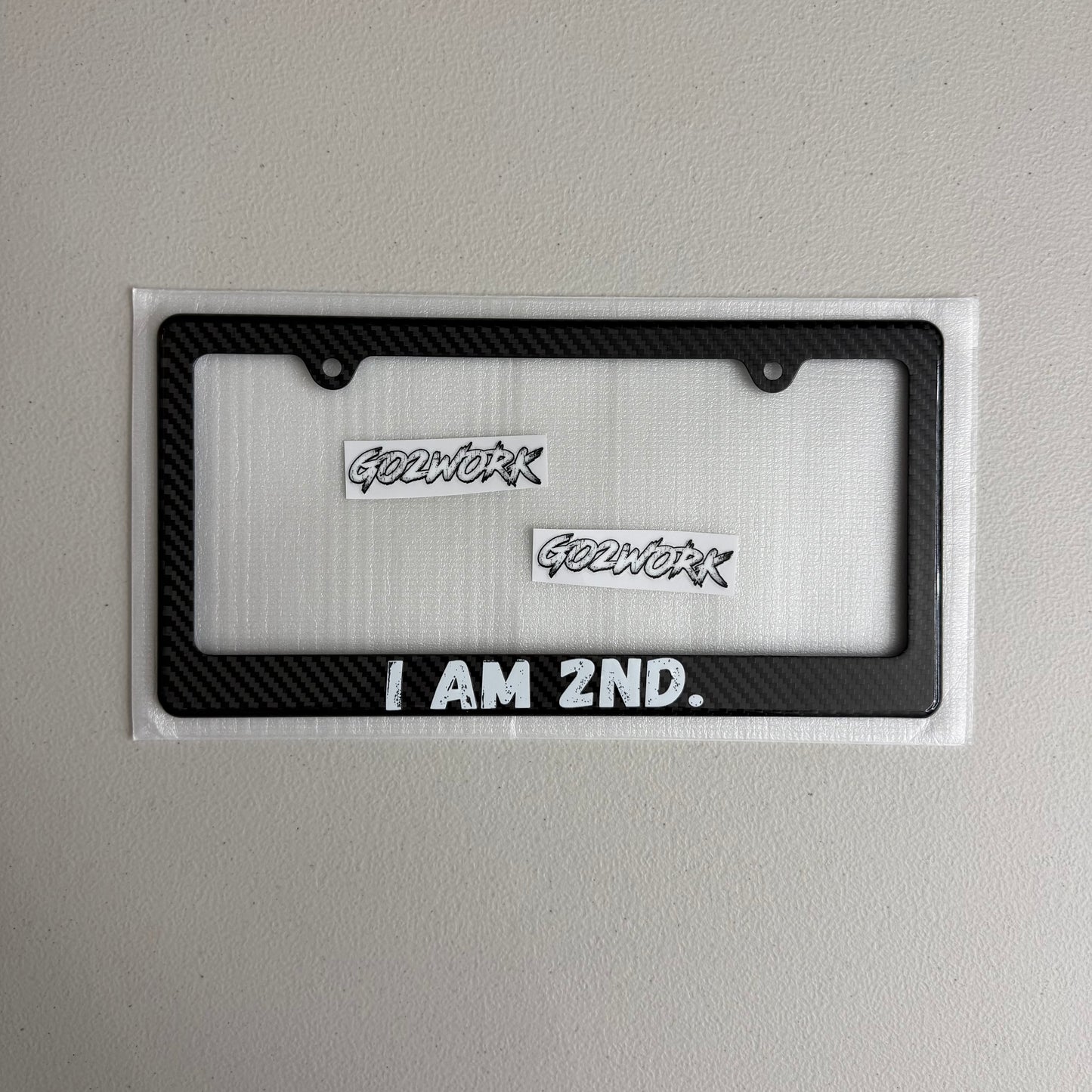 CARBON FIBER FAITH PLATE FRAMES