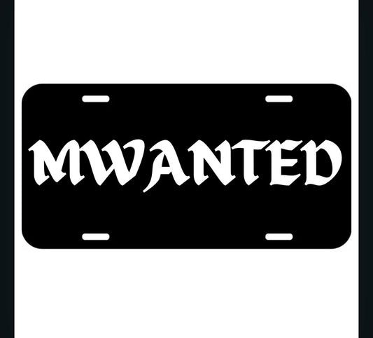 MWANTED Plate