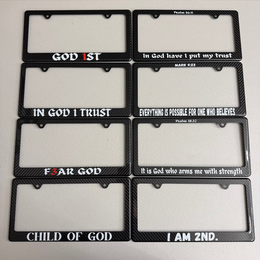 FAITH Plate Frames