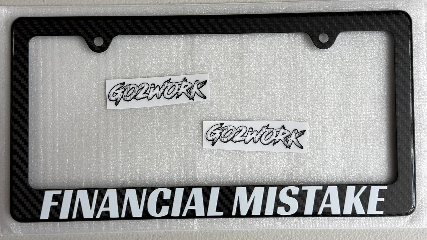 CAR ENTHUSIAST Plate Frames