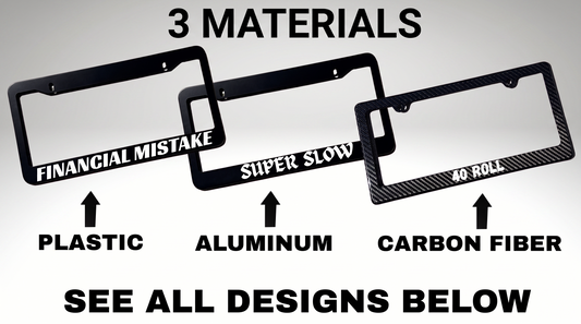 CAR ENTHUSIAST Plate Frames