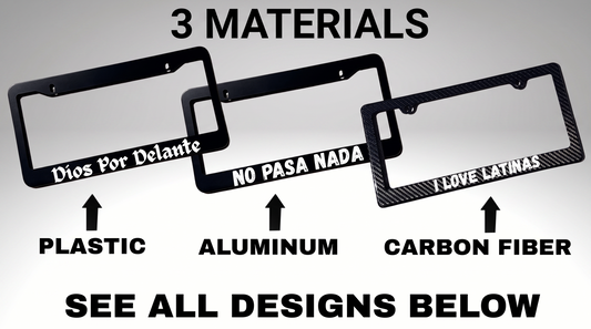 SPANISH Plate Frames