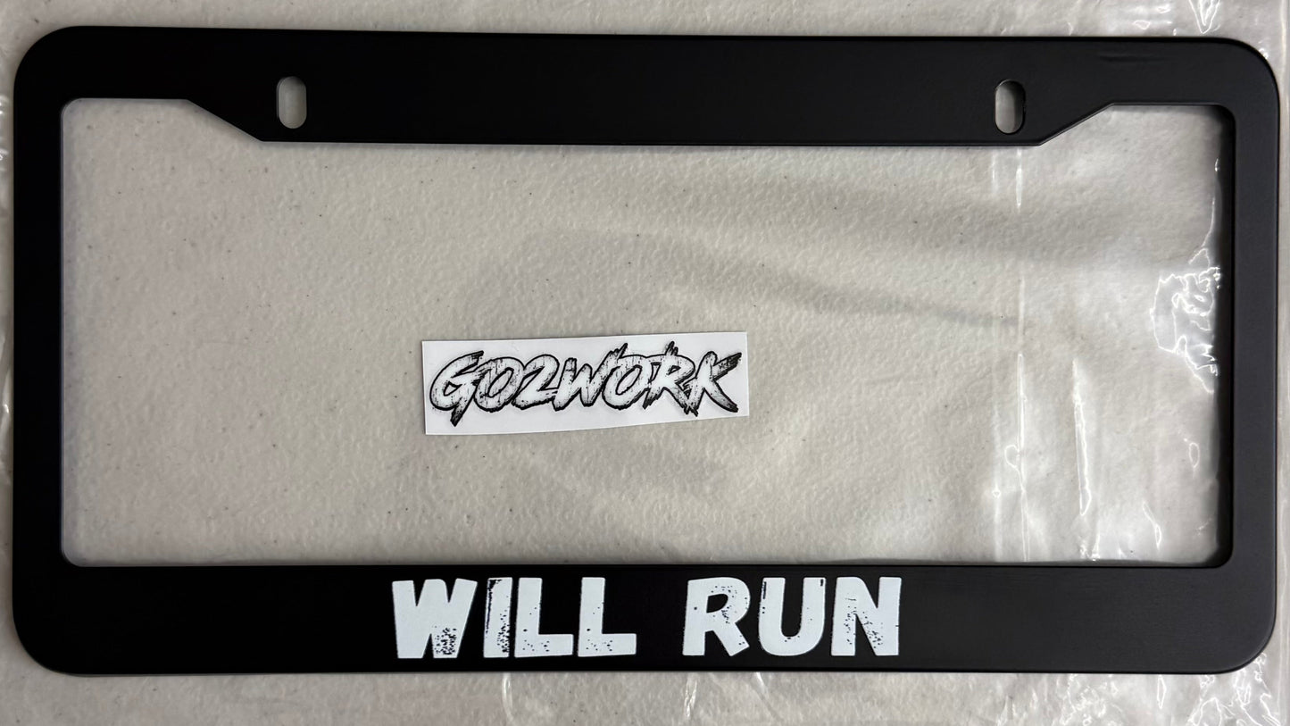 CAR ENTHUSIAST Plate Frames